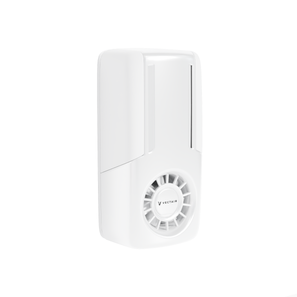 VAIR FLOW DIS WW Vectair V Air Flow Dispenser White Wall Angle View Product Preview 3600x3600 e1757234342682